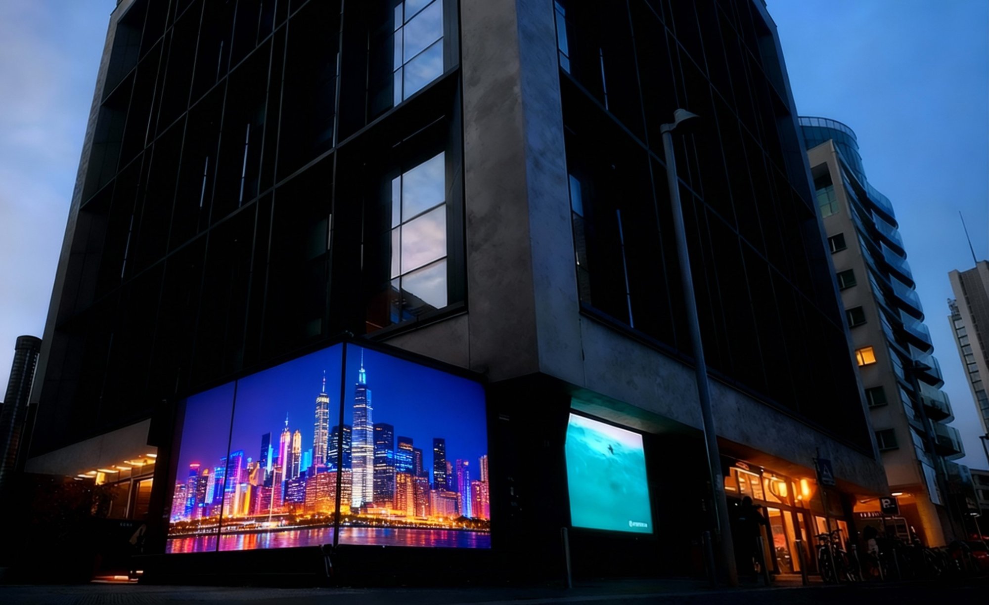 Immersive Corner Display